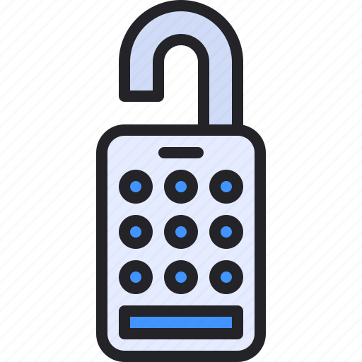 Smart, padlock, home, automation, security, lock icon - Download on Iconfinder