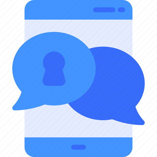 Encryption, smartphone, protection, messages, chat icon - Download on Iconfinder