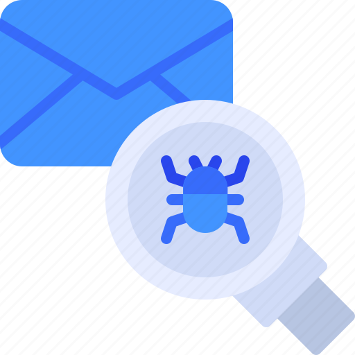 Email, search, magnifier, malware, virus icon - Download on Iconfinder