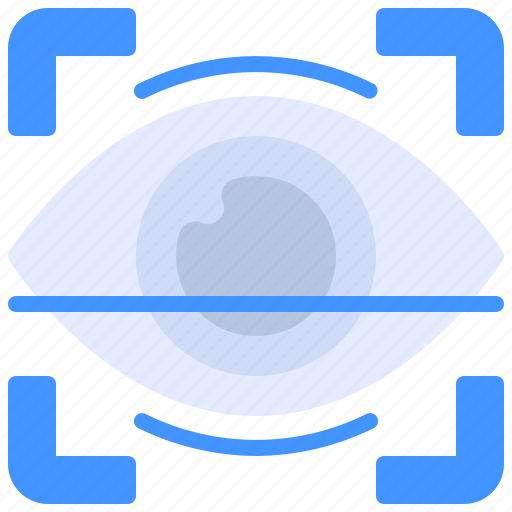 Eye, scan, recognition, retinal, scanner, security icon - Download on Iconfinder