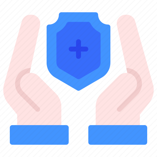 Hand, shield, hygiene, wellnes, protection icon - Download on Iconfinder