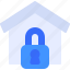 home, locked, property, secure, padlock 