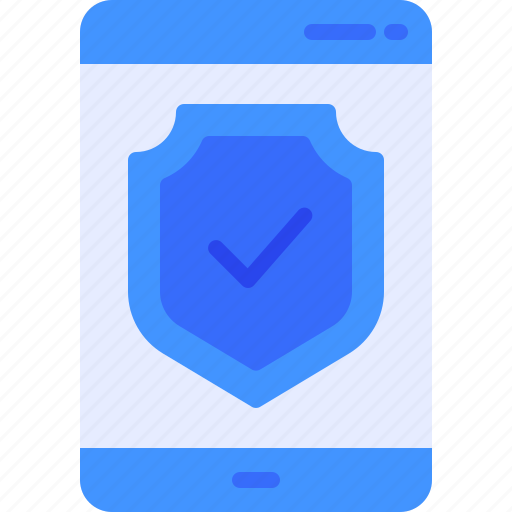 Smartphone, shield, phone, protection, security icon - Download on Iconfinder