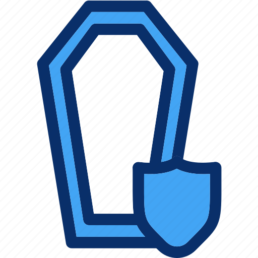 Coffin, protect, protection, shield icon - Download on Iconfinder