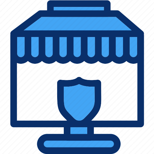 Protection, shield, shop, shopping icon - Download on Iconfinder
