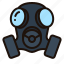 gas, mask, face, chemical, pollution, contamination, protection, paint 