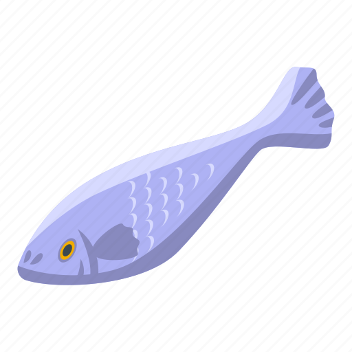 Fish, protein, isometric icon - Download on Iconfinder