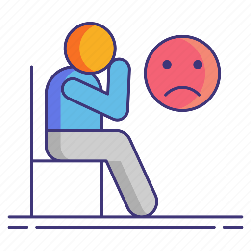 Alone, loneliness, lonely, sad icon - Download on Iconfinder