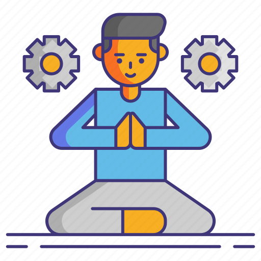 Calm, meditate, meditation, training icon - Download on Iconfinder