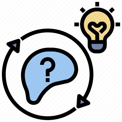 Inference, idea, solve, concept, cognitive icon - Download on Iconfinder