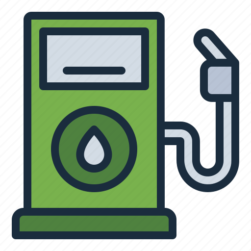Building, urban, city, gas station, public service icon - Download on Iconfinder
