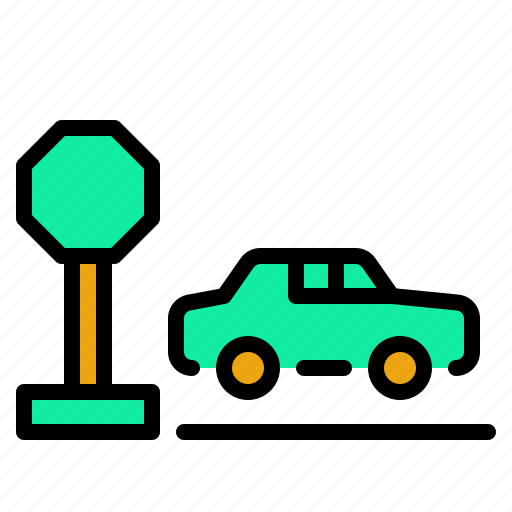 Public, service, transportation, facilities, city, parking area flat, car icon - Download on Iconfinder