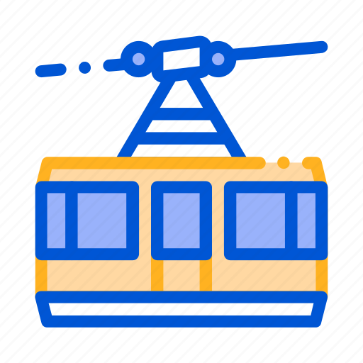 Aerial, lift, public, transport icon - Download on Iconfinder