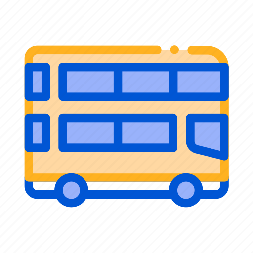 Bus, double-decker, public, transport icon - Download on Iconfinder