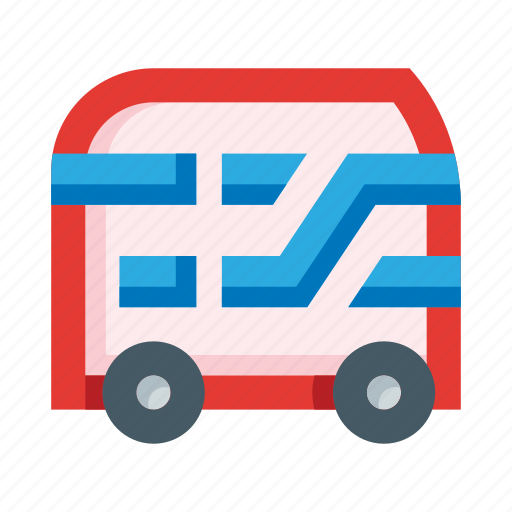 Bus, public, transport, double decker icon - Download on Iconfinder