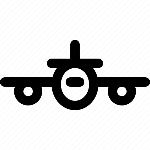 Airplane, plane, public, transportation, transport, vehicle icon - Download on Iconfinder