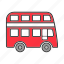 automobile, bus, decker, double decker, transport, vehicle 