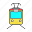 railway, streetcar, tram, tramcar, transport, trolley, vehicle 