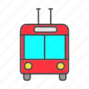 bus, city, public, transport, trolley, trolleybus, vehicle