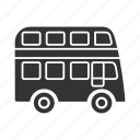 automobile, bus, decker, double decker, transport, vehicle