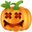 food, halloween, lantern, pumpkin, scary, ugly, vegetable 
