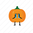 action, character, cute, emoticon, pumpkin, toy 