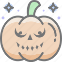halloween, pumpkin, scary, smile, horror