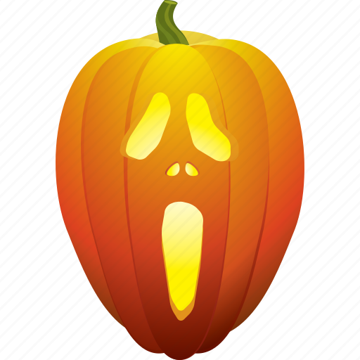 Halloween, pumpkin, scary, scream icon - Download on Iconfinder