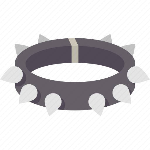 Bracelet, leather, spike, style, fashion icon - Download on Iconfinder