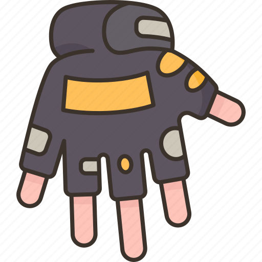 Gloves, fingerless, leather, hands, clothing icon - Download on Iconfinder