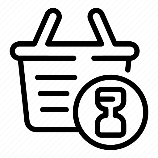 Shop, basket, timer icon - Download on Iconfinder