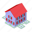 home, purchase, history, isometric 
