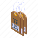 purchase, history, tags, isometric