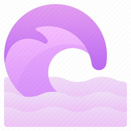 Waves, ocean, surf, beach, coastal icon - Download on Iconfinder
