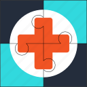 ambulance, health, healthcare, medical, puzzle, solution