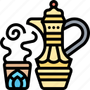 coffee, tea, pot, beverage, arabian