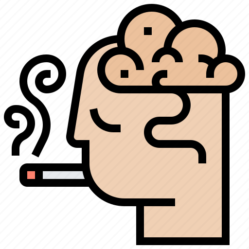 Brain, effect, health, problem, smoking icon - Download on Iconfinder