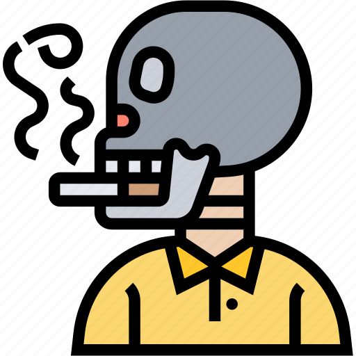 Bones, death, danger, smoking, cigarette icon - Download on Iconfinder