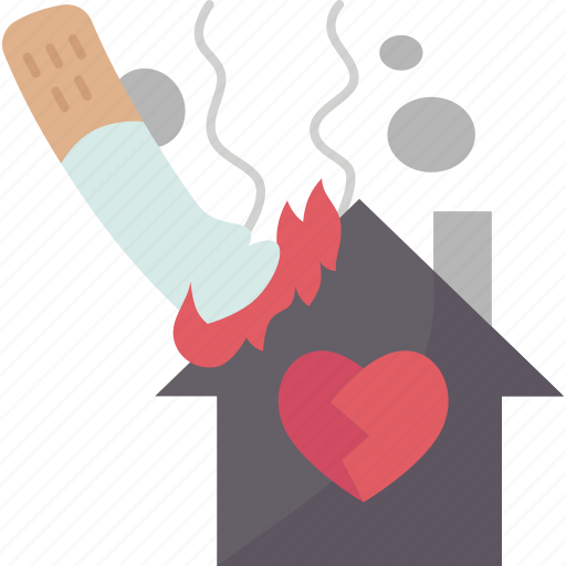 Family, destroy, smoking, addiction, problem icon - Download on Iconfinder