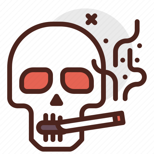 Skull, addiction, health, diet, smoking icon - Download on Iconfinder