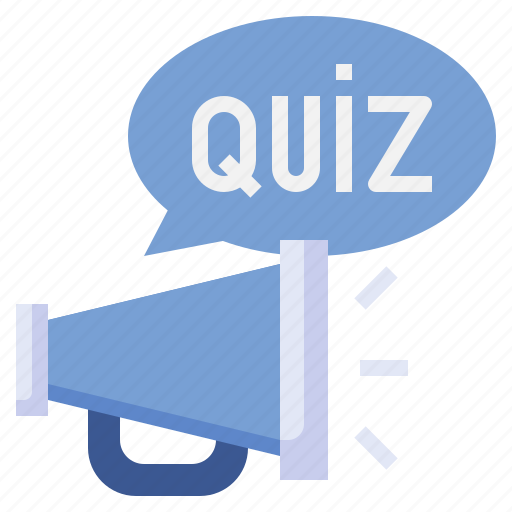 Quiz, question, answer, bullhorn, megaphone, communications icon - Download on Iconfinder