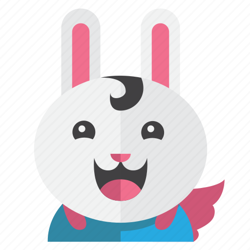 Avatar, bunny, costume, cute, rabbit, smile icon - Download on Iconfinder
