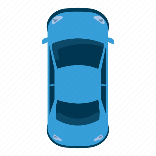 Auto, car, cartoon, sport, top, view, wheel icon - Download on Iconfinder