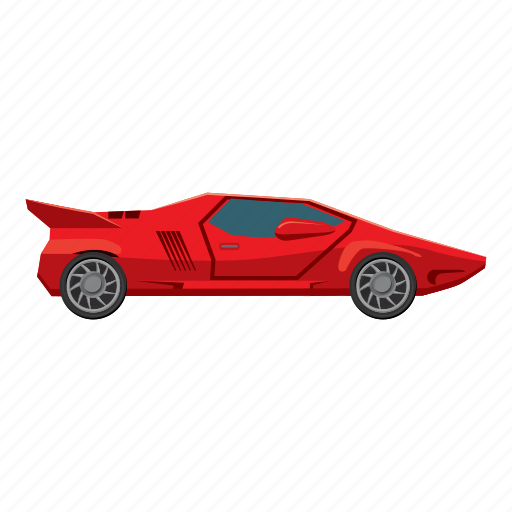 Auto, car, cartoon, side, sport, view, wheel icon - Download on Iconfinder