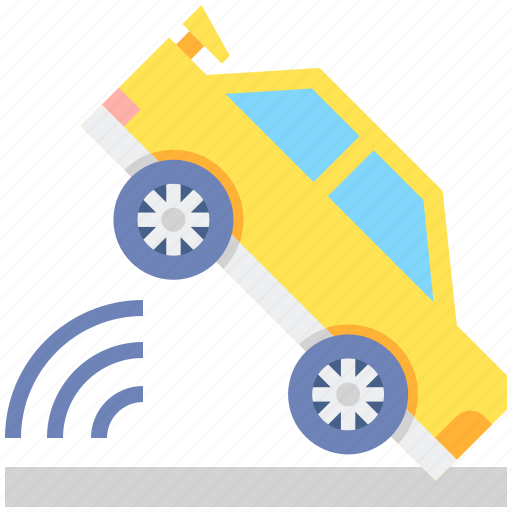 Accident, automotive, blowover, car icon - Download on Iconfinder
