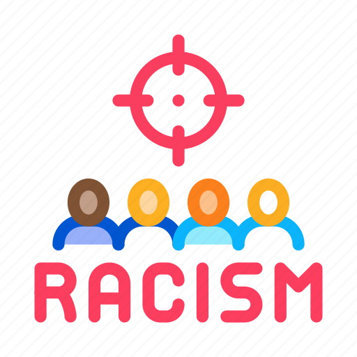 Aim, discrimination, label, nameplate, racism, stop, target icon - Download on Iconfinder