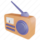 vintage, radio, audio, antenna, transmission, music, broadcasting 