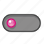 left, pink, switch 