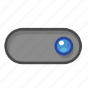 blue, right, switch