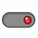 red, right, switch